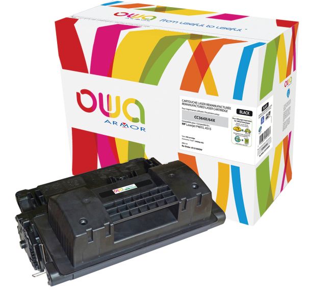 Toner reconditionné Black HP CC364X - 24000 p
