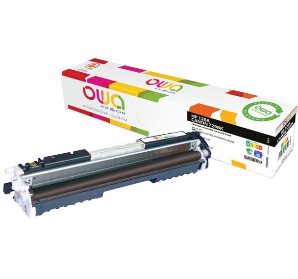 Toner reconditionné Black HP CE310A - 1200 p