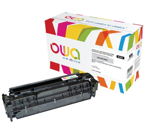 Toner reconditionné Black HP CE410A - 2200 p