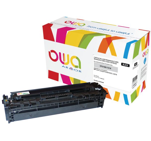Toner reconditionné Black HP CF210X - 2400 p