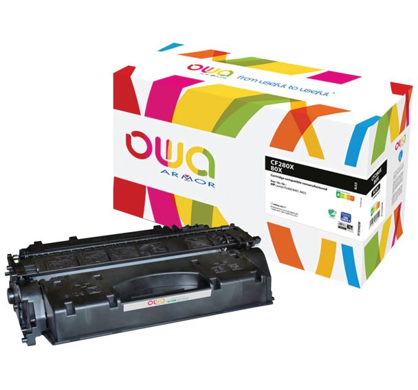 Toner reconditionné Black HP CF280X - 6900 p