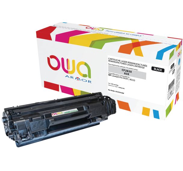Toner reconditionné Black HP CF283X - 2200 p