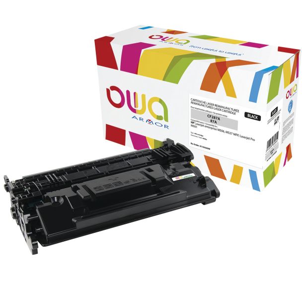Toner reconditionné Black HP CF287A - 9000 p