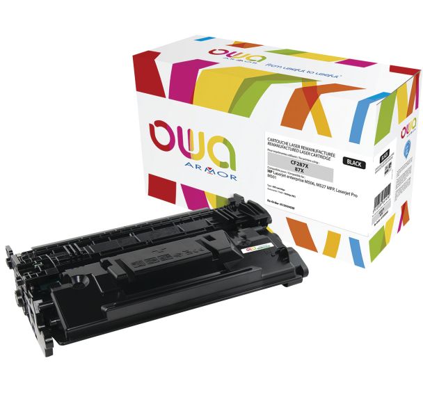 Toner reconditionné Black HP CF287X - 18000 p