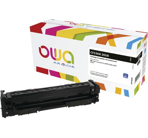 Toner reconditionné Black HP CF530A - 1100 p
