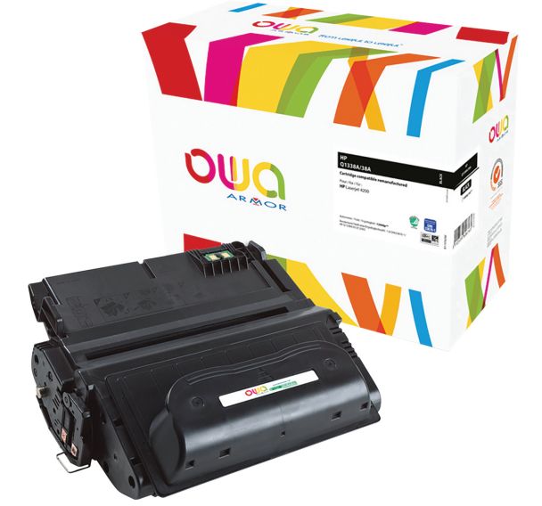 Toner reconditionné Black HP Q1338A - 12000 p