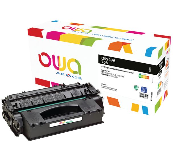 Toner reconditionné Black HP Q5949A - 2500 p