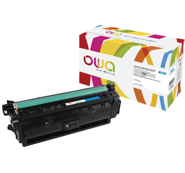 Toner reconditionné Cyan HP CF361A - 5000 p