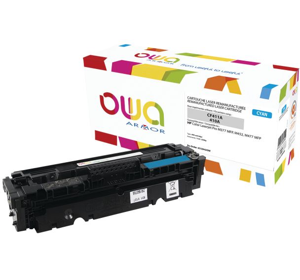 Toner reconditionné Cyan HP CF411A - 2300 p
