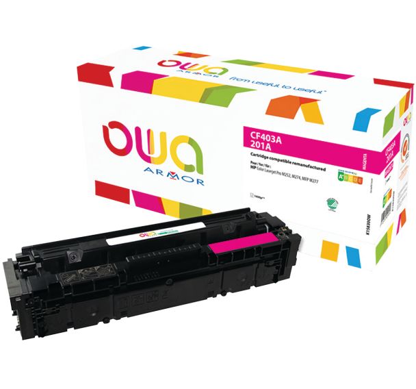 Toner reconditionné Magenta HP CF403A - 1400 p