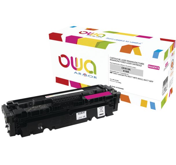 Toner reconditionné Magenta HP CF413A - 2300 p