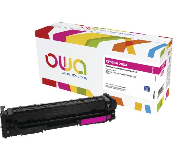 Toner reconditionné Magenta HP CF533A - 900 p