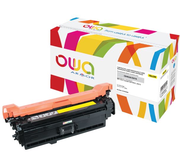 Toner reconditionné Yellow HP CE402A - 6000 p