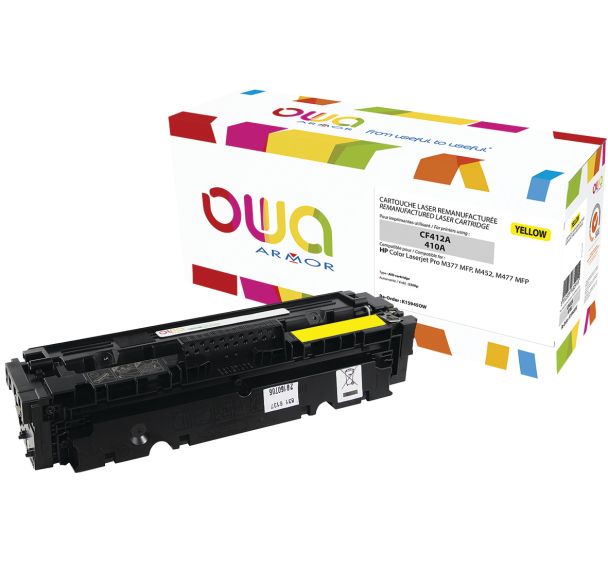 Toner reconditionné Yellow HP CF412A - 2300 p