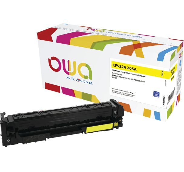 Toner reconditionné Yellow HP CF532A - 900 p