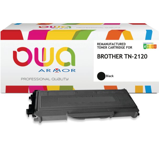 Toner remanufacturé BROTHER TN-2120 - Noir