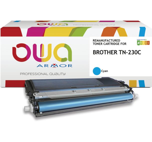 Toner remanufacturé BROTHER TN-230C - OWA