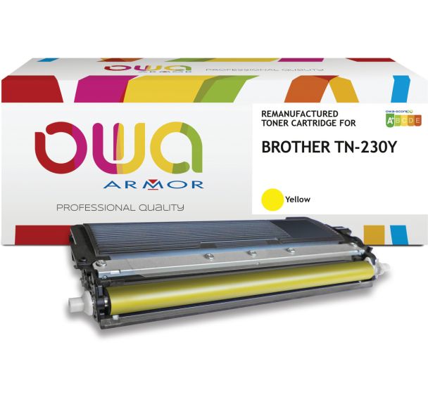 Toner remanufacturé BROTHER TN-230Y - OWA