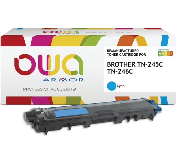 Toner remanufacturé BROTHER TN-245C - TN-246C - OWA