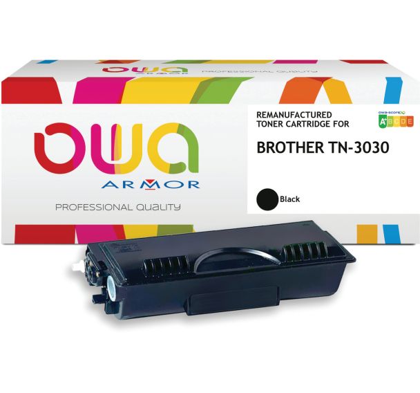 Toner remanufacturé BROTHER TN-3030 - Noir