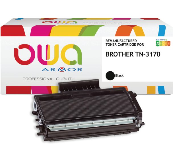 Toner remanufacturé BROTHER TN-3170 - Noir