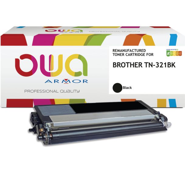 Toner remanufacturé BROTHER TN-321BK - OWA