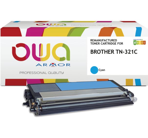 Toner remanufacturé BROTHER TN-321C - OWA