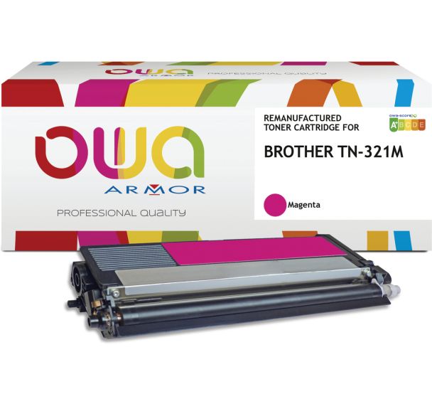 Toner remanufacturé BROTHER TN-321M - OWA