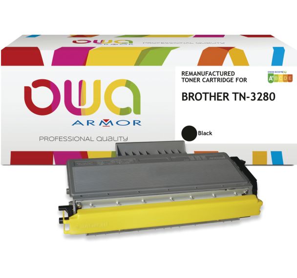 Toner remanufacturé BROTHER TN-3280 - Noir
