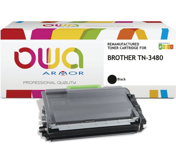 Toner remanufacturé BROTHER TN-3480 - OWA