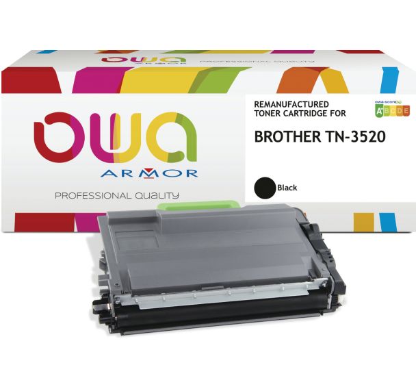 Toner remanufacturé BROTHER TN-3520 - Noir