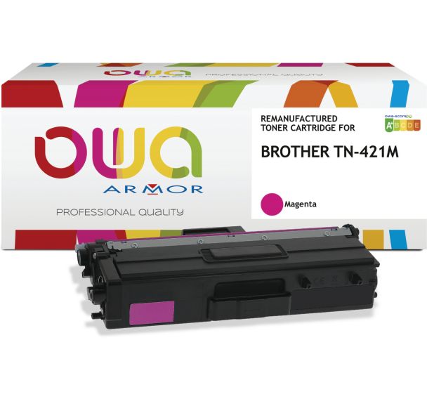 Toner remanufacturé BROTHER TN-421M - OWA