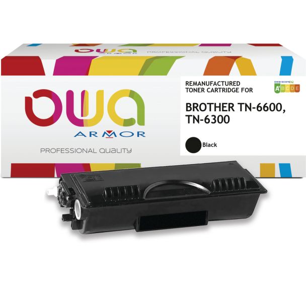 Toner remanufacturé BROTHER TN-6300 - TN-6600 - OWA