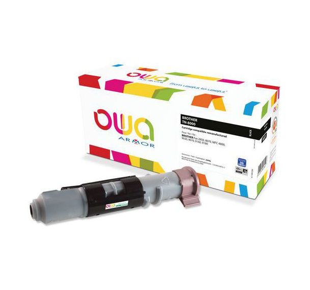 Toner remanufacturé BROTHER TN-8000 - Noir