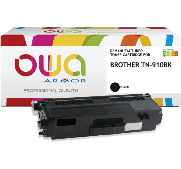 Toner remanufacturé BROTHER TN-910BK - OWA