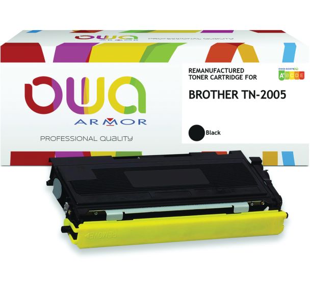 Toner remanufacturé Brother TN2005 - Noir