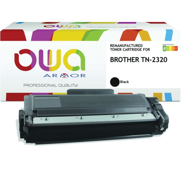 Toner remanufacturé Brother TN2320 - Noir