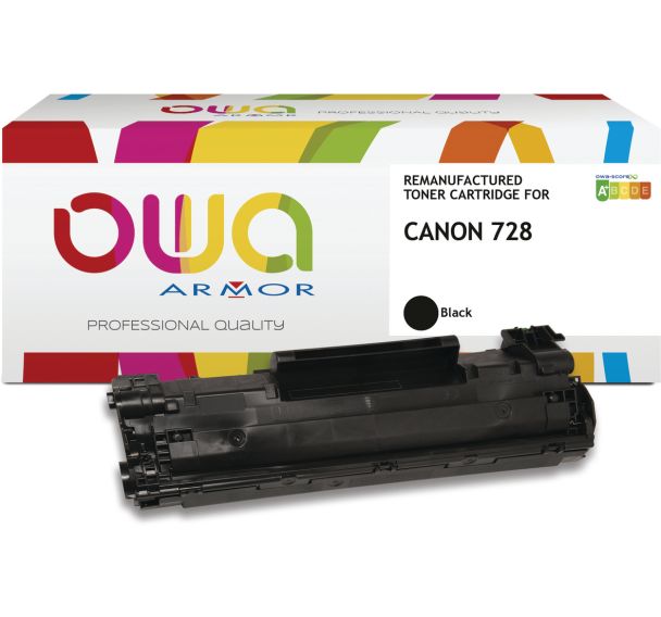 Toner remanufacturé CANON 728 - OWA