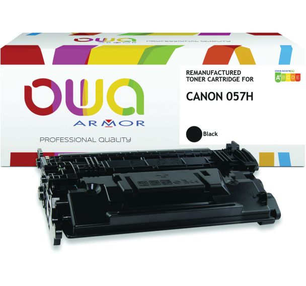 Toner remanufacturé Canon 057H - Noir