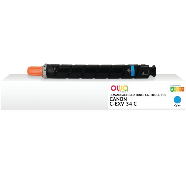 Toner remanufacturé Canon C-EXV34 - Owa