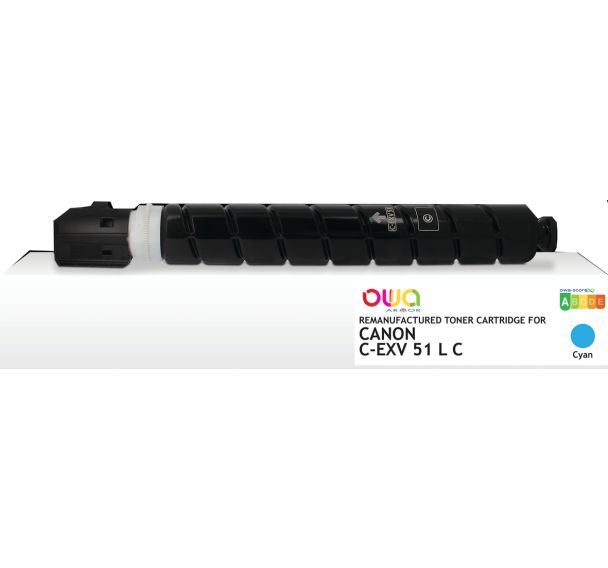 Toner remanufacturé Canon C-EXV51 L - Owa