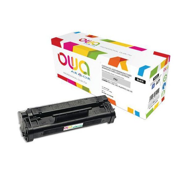 Toner remanufacturé Canon FX-3 - Noir - Owa