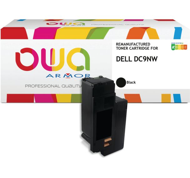 Toner remanufacturé DELL 593-11016-DELL 593-11140 - Noir