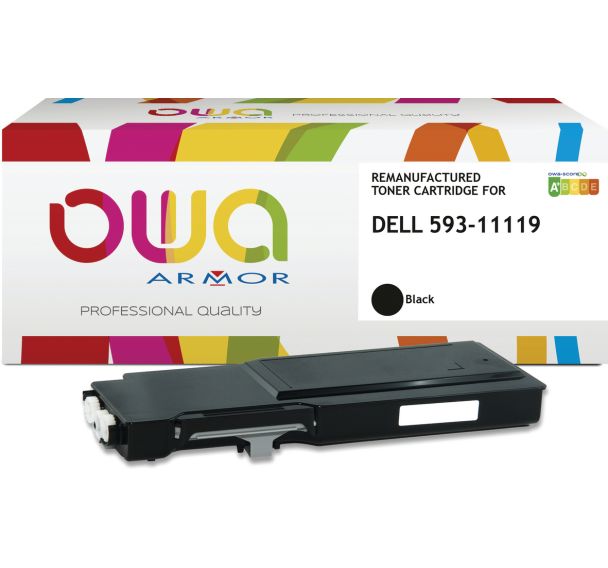 Toner remanufacturé DELL 593-11119 - Noir