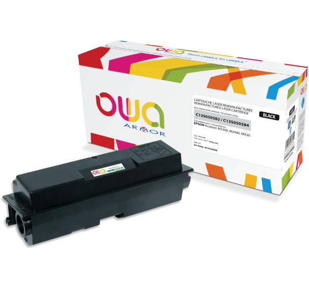 Toner remanufacturé EPSON C13S050582 - C13S050584 - OWA