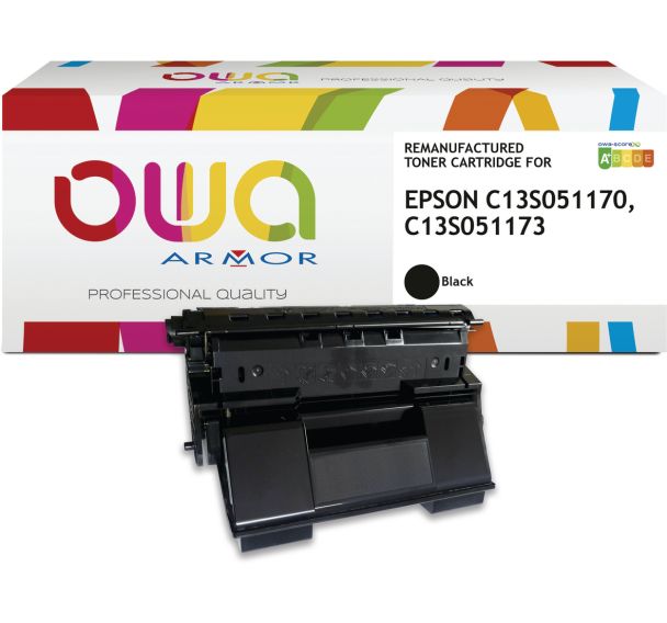 Toner remanufacturé EPSON C13S051170 - C13S051173 - OWA