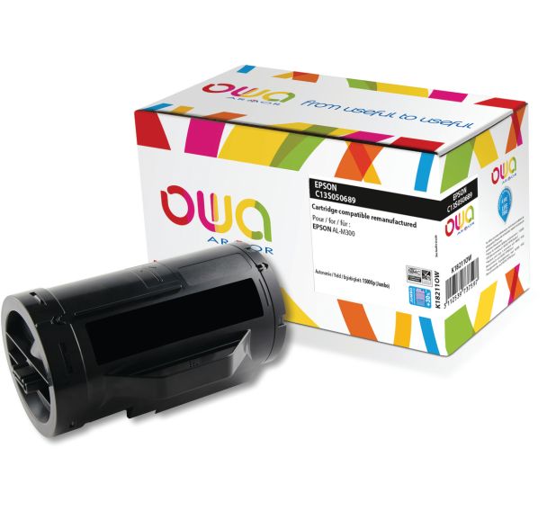 Toner remanufacturé Epson C13S050689 - Noir