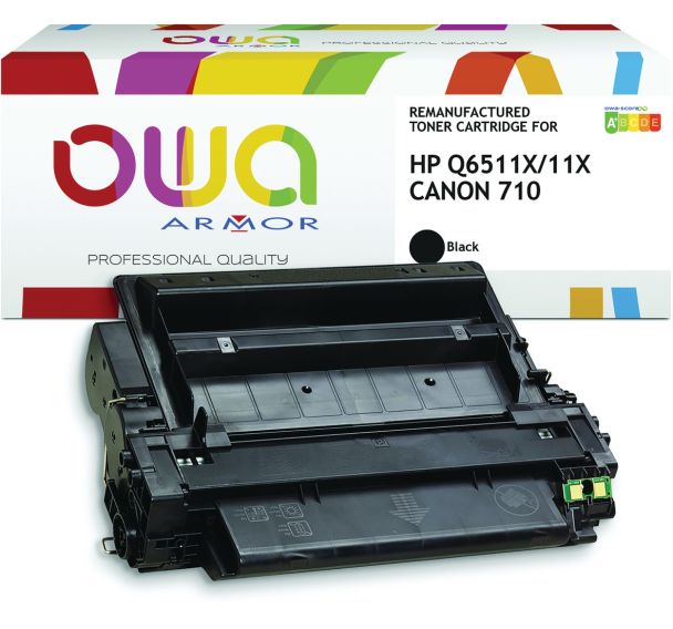 Toner remanufacturé HP 11X - Noir