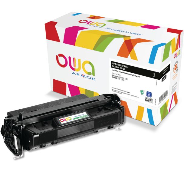 Toner remanufacturé HP C4096A - CANON EP-32 - OWA