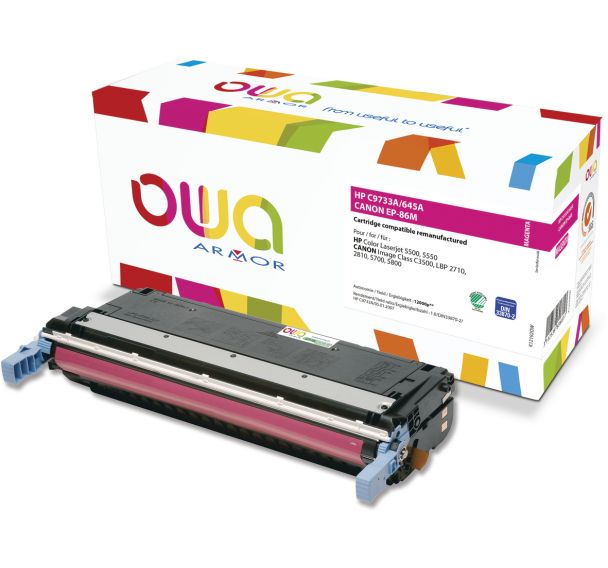 Toner remanufacturé HP C9733A - CANON EP-86 M - OWA